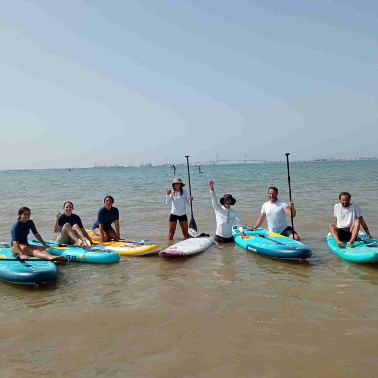 Escuela de Paddle Surf Foreño paddle surf en cádiz Playa Valdelagrana