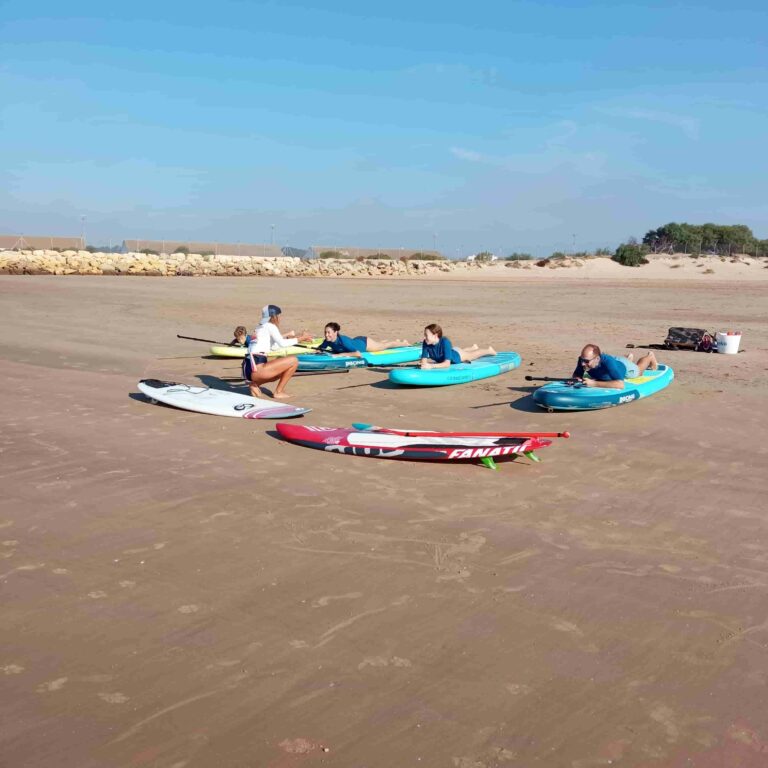 Escuela de Paddle Surf Foreño paddle surf en cádiz Playa Valdelagrana